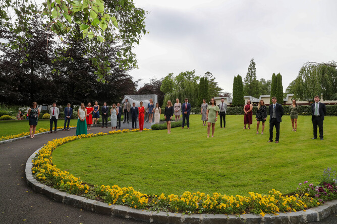The class of 2020 at the Irish National Stud graduation. Photo: Supplied