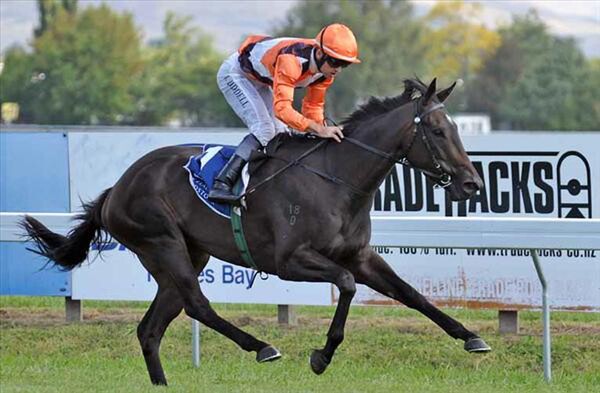 Miss Selby wins the Group 3 Lowland Stakes at Hawke's Bay - Photo:  NZTM website