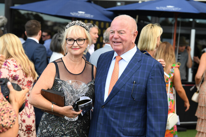 David and Karyn Ellis, proud breeders of Qali Al Farrasha.