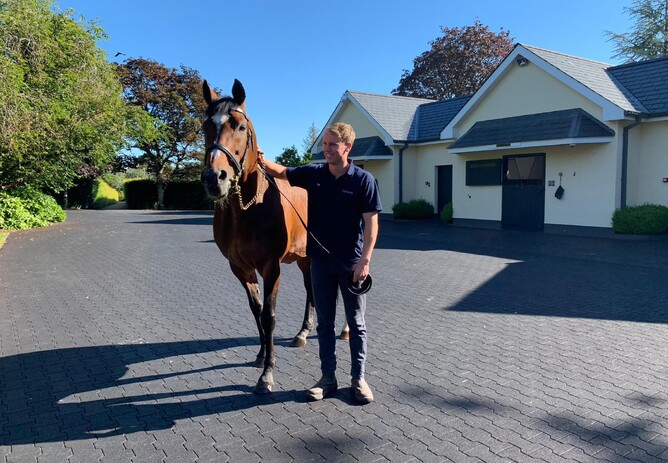 Sam Bergerson with Galileo