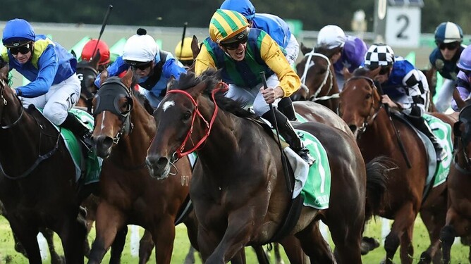 Ceolwulf winning the Gr.1 King Charles III Stakes (1600m) - Photo: Bradleyphotos.com.au