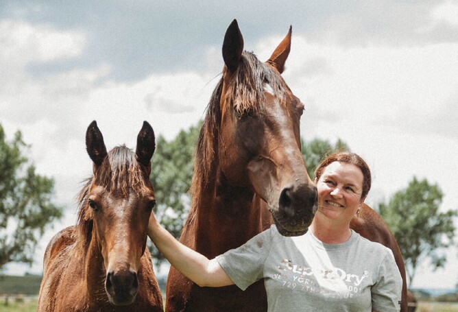 Jenna McLeod, together with her family, bred the Gr.2 Hawke's Bay Guineas winner, Magic Carpet.