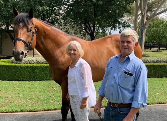 Linda and Graham Huddy with Home Affairs - Photo: Supplied