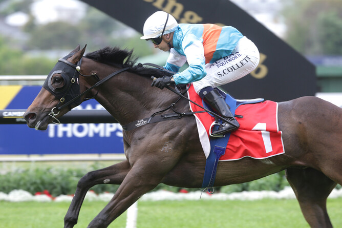 Riodini (Proisir - Giardini by Perfectly Ready) wins the Gr.3 Bonecrusher Stakes for his owner breeders - photo Race Images