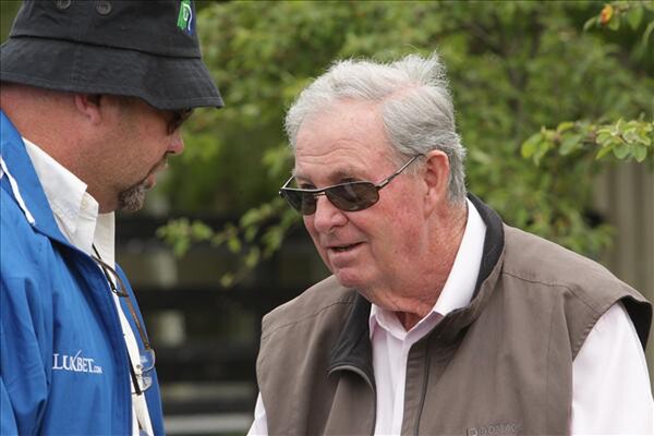 Don with Peter Moody who trained the stakes winner Tampiko for him among others