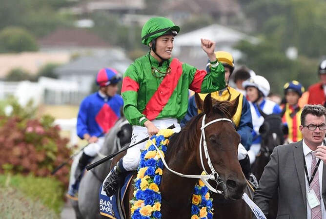 Trav returns to scale after winning Saturday's Gr.2 Auckland Cup (3200m) at Ellerslie.  - Photo: Kenton Wright (Race Images