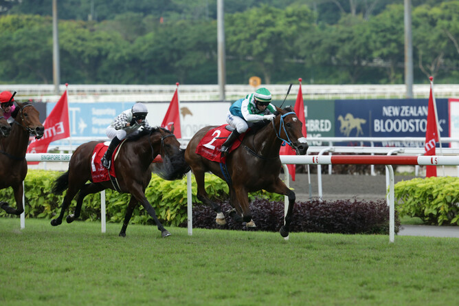 Infantry wins the Singapore Derby in July