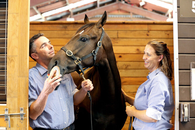 •Sam & Libby Bleakley. Photo: Trish Dunell