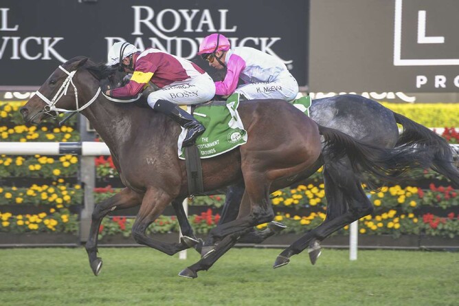 Another Dollar winning the Listed Gosford Gold Cup. Photo: Bradley Photographers