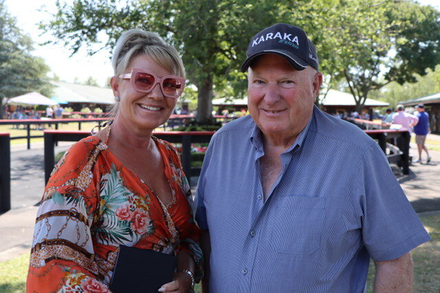 Cherry Taylor and Sir Peter Vela - Photo: Supplied