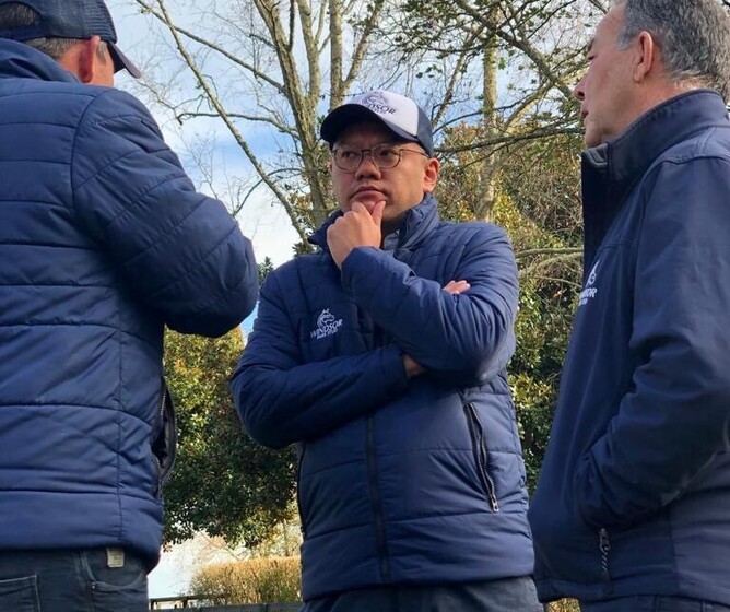 Owner-breeder Ben Kwok. - Photo: NZ Racing Desk
