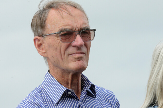 Alan Galbraith, breeder and part-owner of Riodini - Photo: Trish Dunell