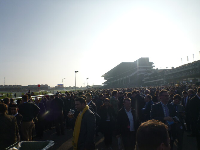 A bumper crowd at Cheltenham