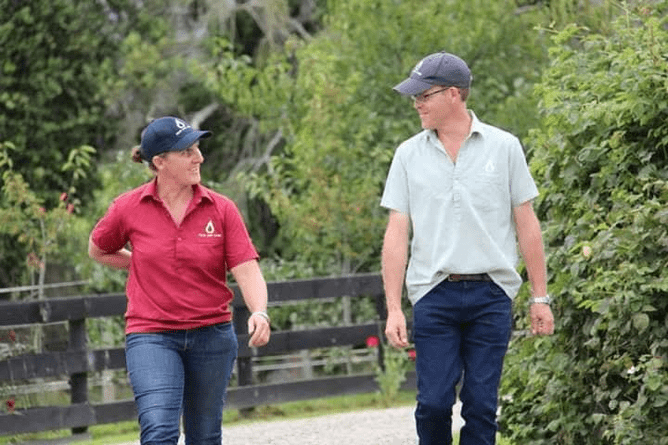 Anna Miles and Michael Simpson own and manage Waimate-based Pear Tree Farm