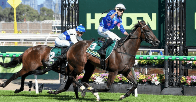 Feroce defeated Savaglee in the Gr.1 VRC Australian Guineas. - Photo: Supplied
