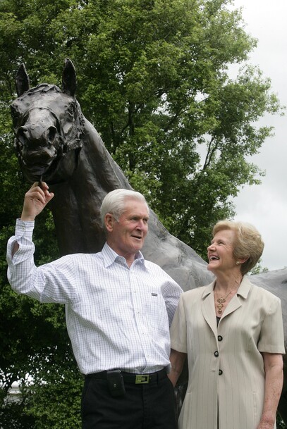 Sir Patrick and Lady Justine Hogan. Photo: Supplied