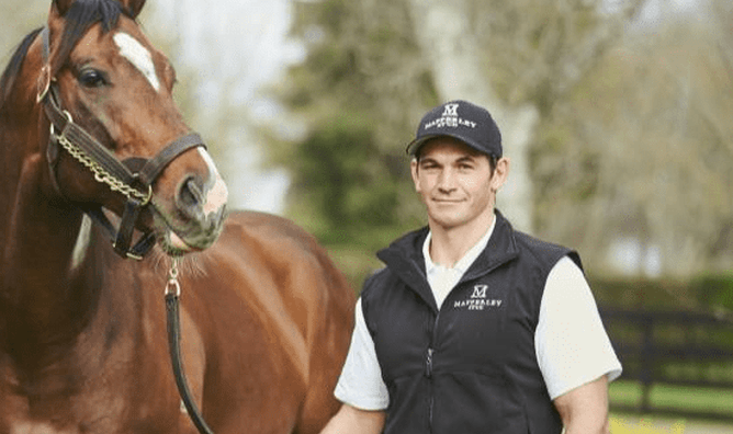 Simms Davison pictured with stallion, Contributer. - Photo: Supplied