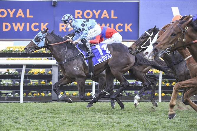 Mo’unga and Tommy Berry take out the Gr.1 Winx Stakes (1400m) at Royal Randwick Photo Credit: Bradleyphotos.com.au