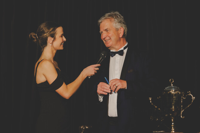 Charismatic bloodstock auctioneer Steve Davis has been named NZTBA Personality of the Year - Photo: Christine Cornege