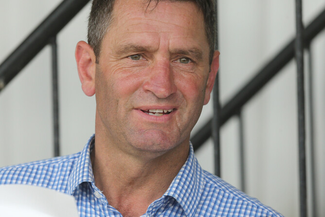 Trainer Robbie Patterson Photo Credit: Trish Dunell