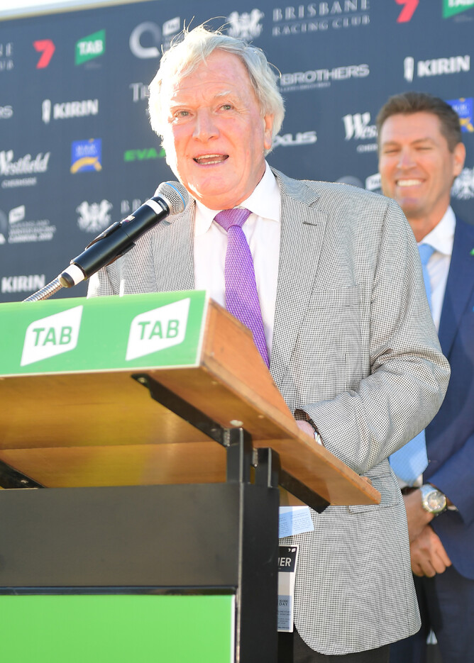The Bostonian’s owner-breeder David Archer after his Gr.1 Doomben 10,000 (1200m) victory on Saturday. - Grant Peters
