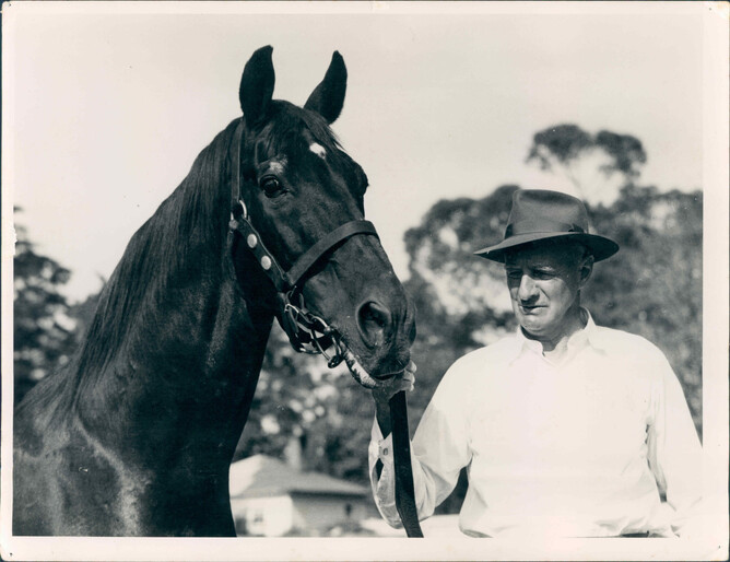 Seton Otway and his beloved Foxbridge. Photo: Supplied