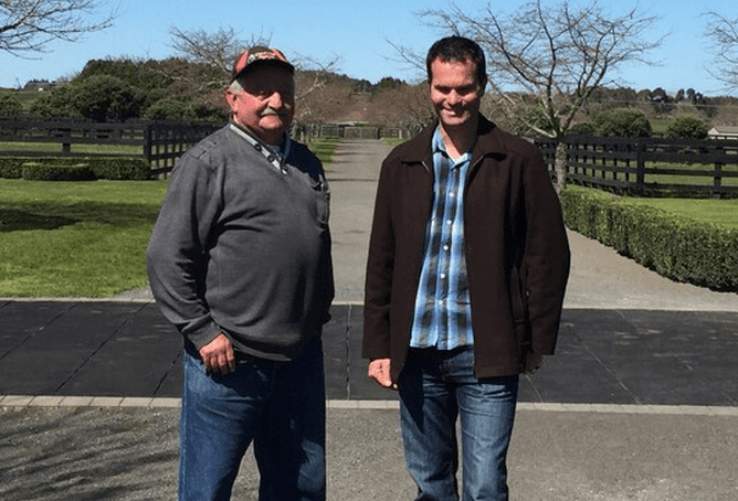 Brian Collins (left) passed away suddenly last Sunday. - Photo: Supplied