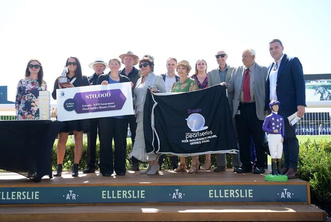Connections of Grey Haze (NZ) took home the bonus of $70,000 in 2024's edition of the race. - Photo: Supplied
