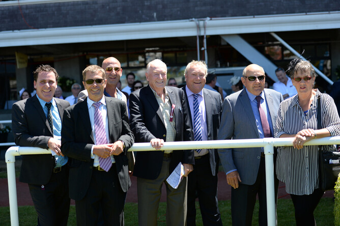 Edwin Shethrer (centre) is enjoying his time as a breeder - Photo Credit:  Race Images
