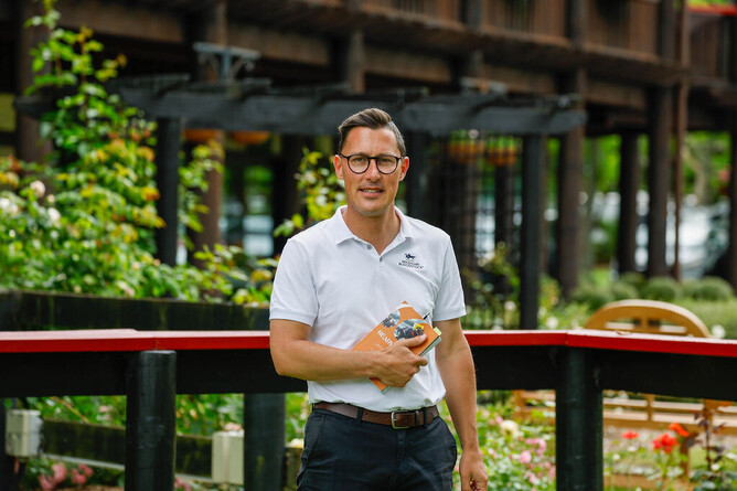 Bloodstock Agent Kane Jones pictured at Karaka Sales Complex