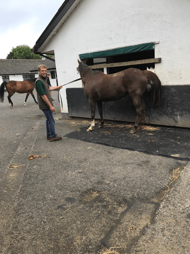 Will McNeile teasing. Recipient of the Godolphin Flying Start. Congratulations mate, wish you all the best!