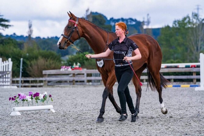 Kendra Rogers and Tia Celeste, winners of the NZTBA Judges' Choice Award. - Photo: Julia Much