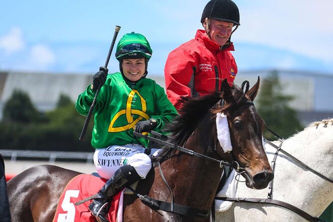 Pivotal Ten and Samantha Wynne won the Listed NZB Insurance Stakes (1400m) at Wingatui on Boxing Day.  - Photo: Race Images South