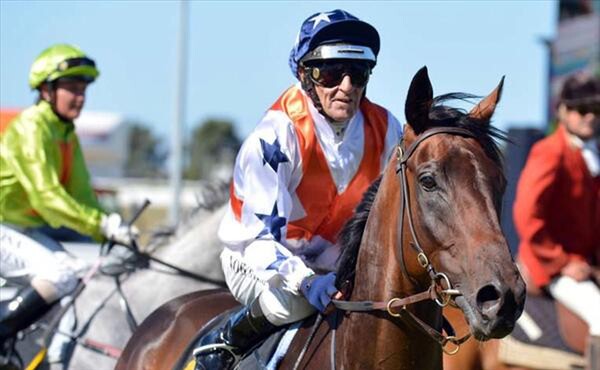 Noel Harris brings Capone back to scale after winning the Group 2 Taranaki Cup - Photo NZTM website