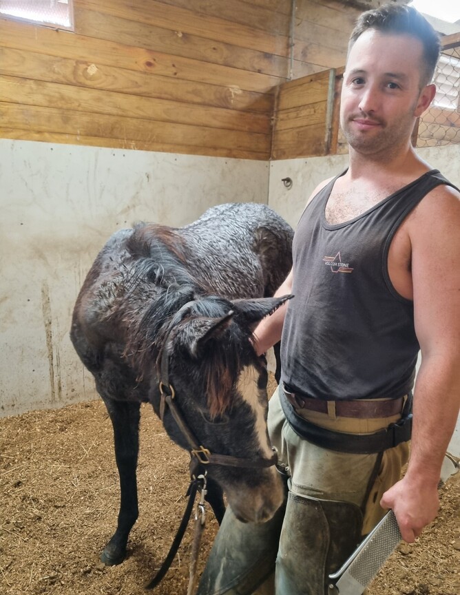 John Atkinson of Whitehall Farriers - Photo: Supplied