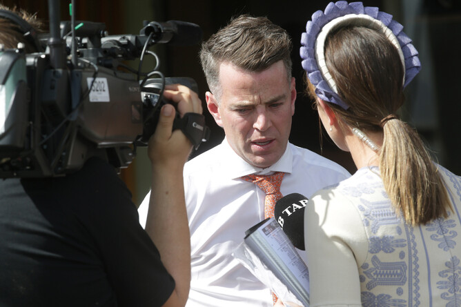 Trainer Jamie Richards Photo Credit: Trish Dunell