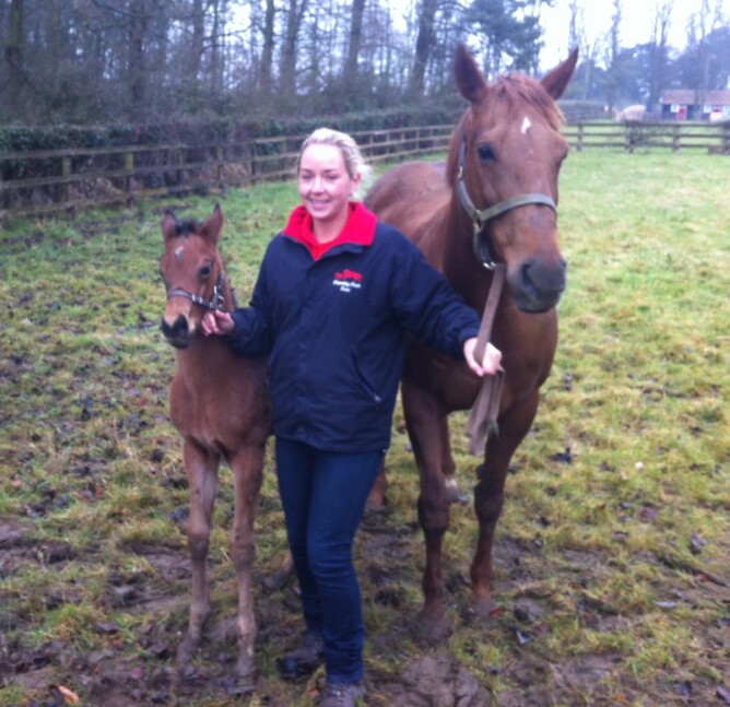 Holly with top mare Peeress