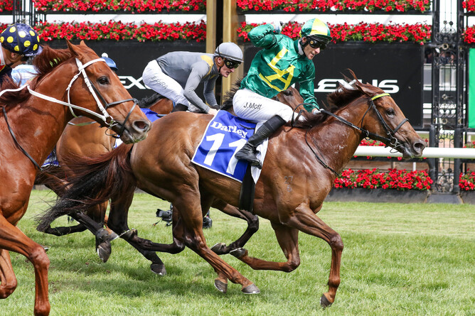 Roch ‘N’ Horse winning the Gr.1 Champions Sprint (1200m) - Photo: Bruno Cannatelli