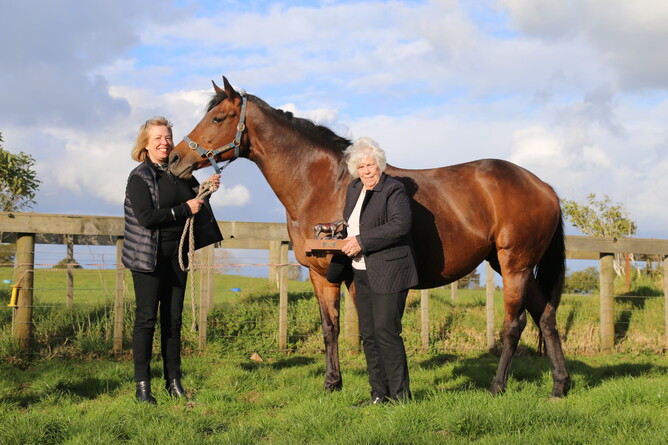 Maryanne Robertson, Marie Leicester and Meleka Belle. Photo: Picket Fence