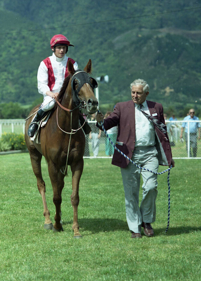 Ron Ladd with Irish Flirt. Photo: Race Images Collection