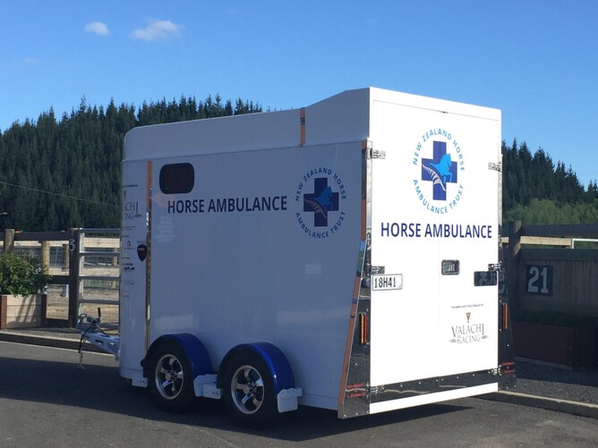 The first of five horse ambulances to be available across New Zealand