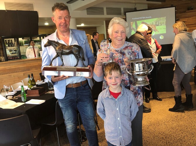 Robert, Marie, and Charlie Leicester