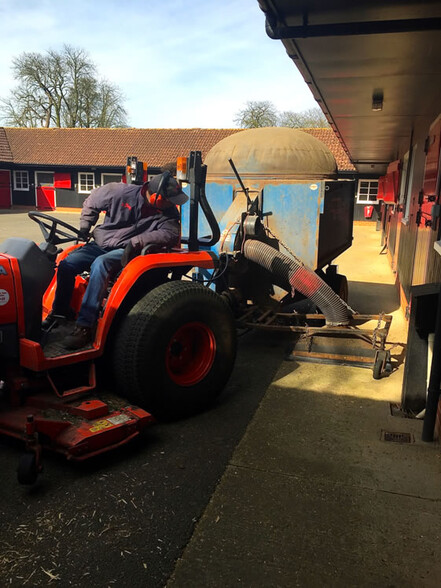 The Terra-vac in action