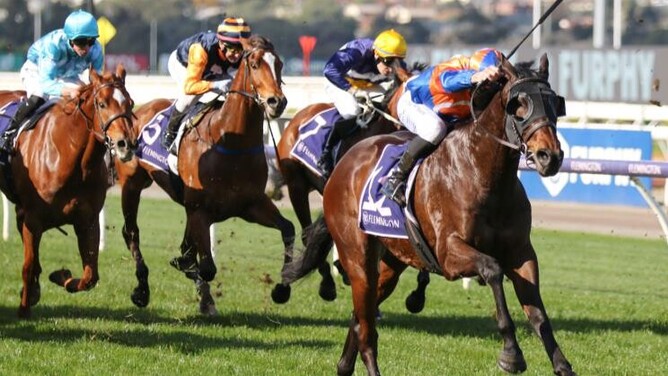 Grinzinger Bishop upsets at outside odds at Flemington  - Photo: Bruno Cannatelli