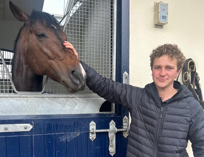 Josh and stallion, Calyx - Photo: Supplied