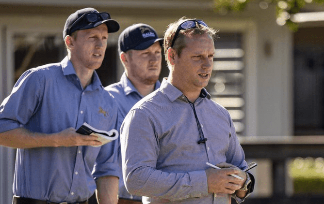 Ed pictured in Sydney at the Inglis Weanling & Broodmare Sale