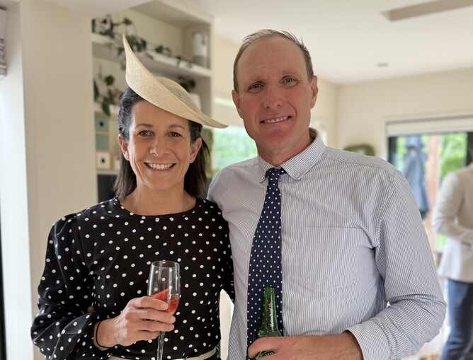 Annabel and Olly Tuthill of Beaufort Downs - Photo: Supplied
