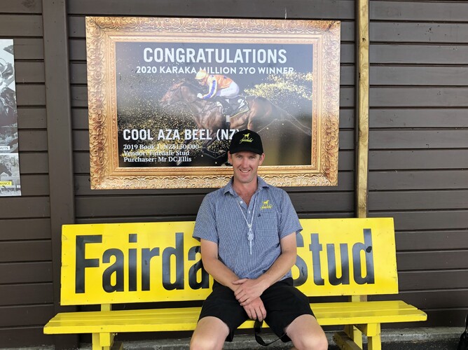 Fairdale Stud's Duncan Fell pictured on his vintage seat since 1989
