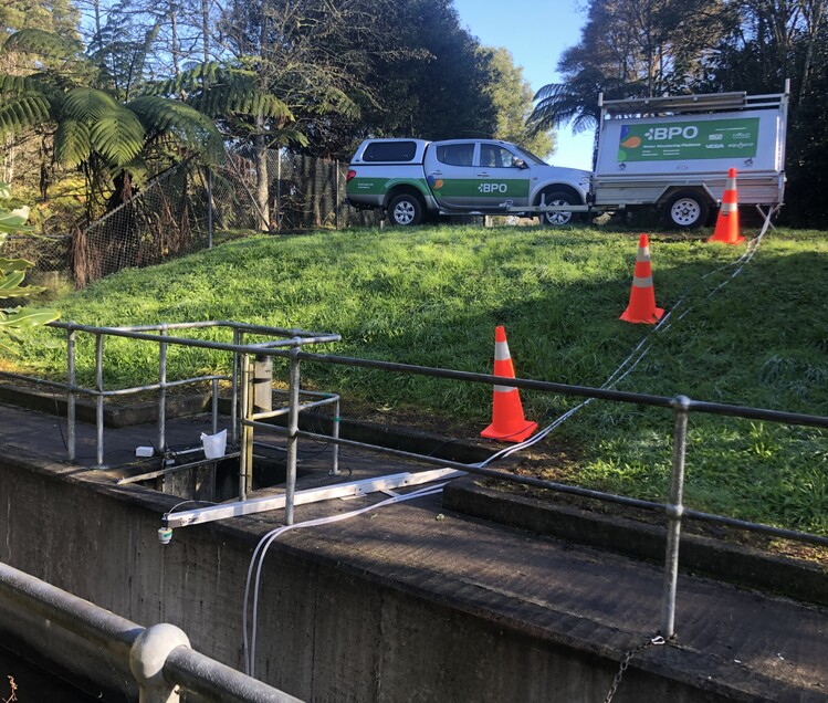 BPO portable monitoring station for wastewater