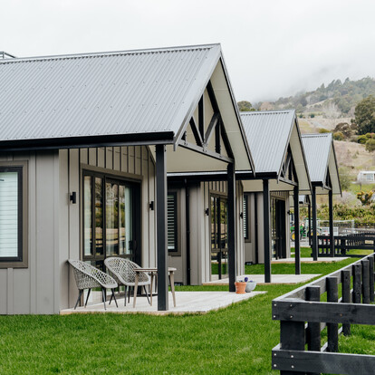 Outside area of Villas at The Grange Lifecare Village in Mosgiel